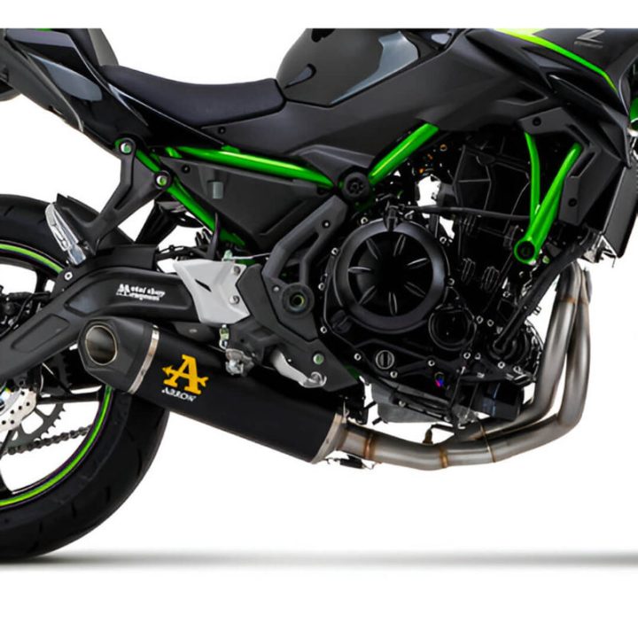 ARROW Kawasaki Ninja 650 / Z650 '21-'23 Indy Race Evo Full Exhaust, Dark 71961AKNW