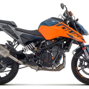 ARROW KTM 125 Duke / KTM 390 Duke 2024-2025 Indy Race EVO Titanium Slip On With Carbon End Cap 71972PK