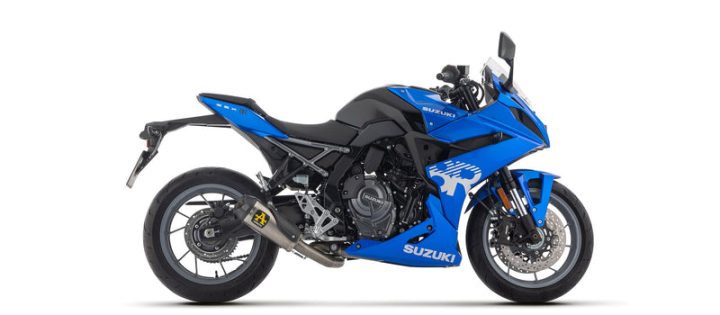 ARROW Suzuki GSX-8R / Suzuki GSX-8S / Suzuki GSX-8T / Suzuki GSX-8TT 2024-2026 Works Titanium Full System With Carbon End Cap 71979PK