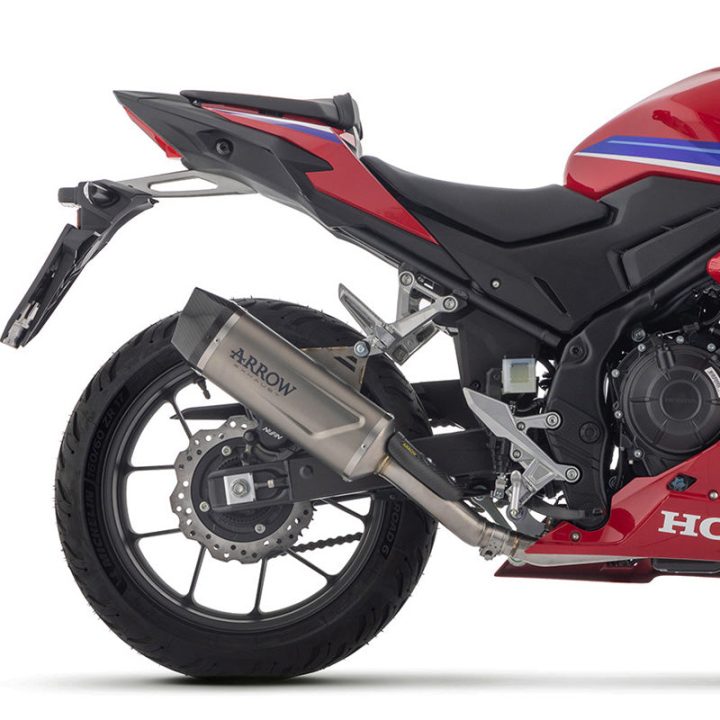 ARROW Honda CBR500R ABS 2024-2025 Indy Race EVO Titanium Slip On With Carbon End Cap 71980PK