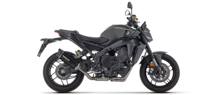 ARROW Yamaha MT-09 / Yamaha MT-09 SP 2024-2025 Homologated Full System With Indy Race EVO Aluminium Dark Slip On 71988AKN