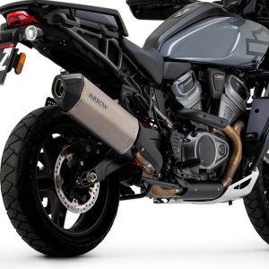 ARROW Harley Pan America '20-'24 Sonora Racing Slip-on Exhaust, Titanium 72007SK