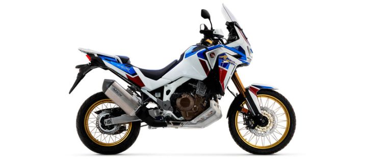 ARROW Honda CRF1000L and Honda CRF1100L 2020-2025 Sonora Titanium Slip On With Carbon End Cap 72012SK