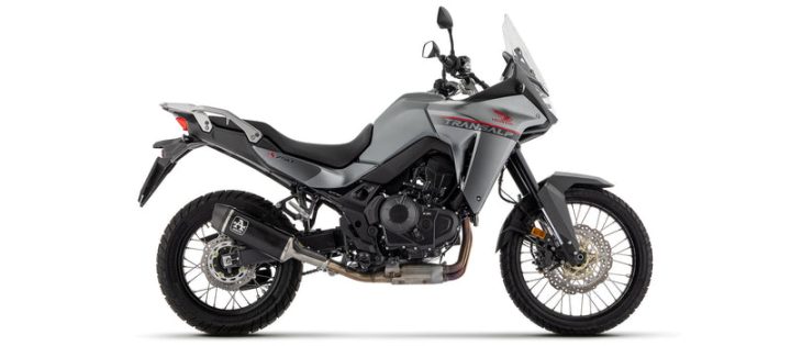 ARROW Honda XL750 Transalp 2024-2025 Indy Race aluminium "Dark" silencer with carby end cap 72641AKN