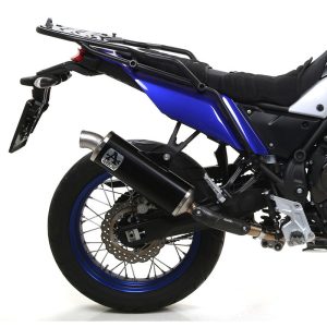 ARROW Yamaha Tenere 700 (2019-2024) Indy Race Evo Exhaust, Aluminum Dark 72649AON