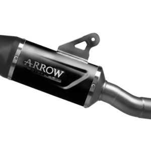 72658AKN Arrow Indy Race Evo for BMW R1300GS 2024 ALUMINIUM "DARK" Slip-on Exhaust with carbon end cap