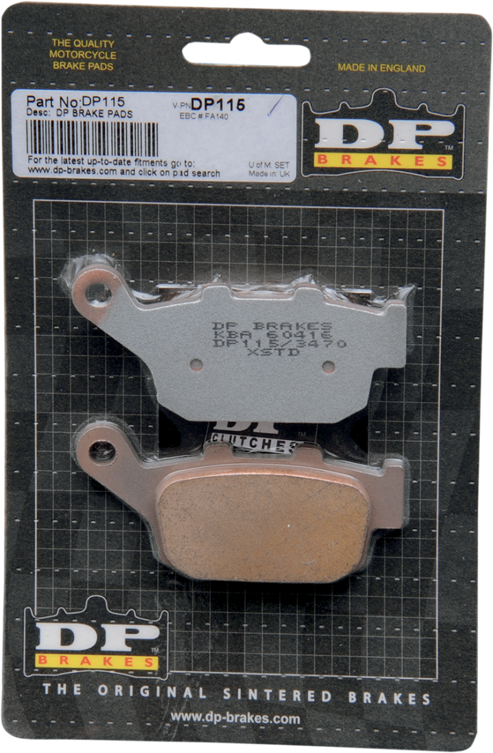 DP BRAKES Standard Brake Pads DP115