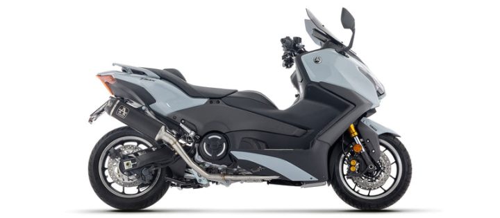 ARROW Yamaha T-MAX 560 '25- Indy Race Full Exhaust, Titanium Dark 73022PKN