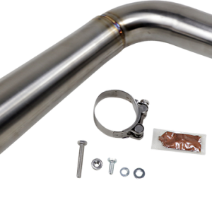 BASSANI XHAUST 4" Short Megaphone Muffler without Catalytic Converter - High Mount Indian FTR 1200 8F227SS