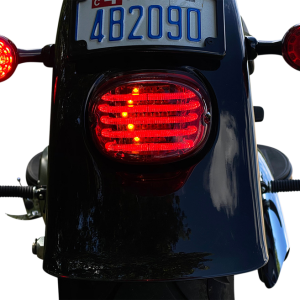 CUSTOM DYNAMICS Taillight/Turn Signal - Top Window - Red Lens PB-TL-INT-TW-R