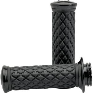 BILTWELL Grips - Alumicore - TBW - Black 6608-201-01