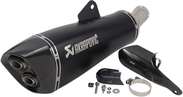 AKRAPOVIC Black Titanium Muffler BMW R1250R/RS 2020-2024 S-B12SO22-HALAGTBL 1811-3711