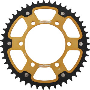 SUPERSPROX Stealth Rear Sprocket - 47 Tooth - Gold - Kawasaki/Yamaha/Suzuki RST-486-47-GLD