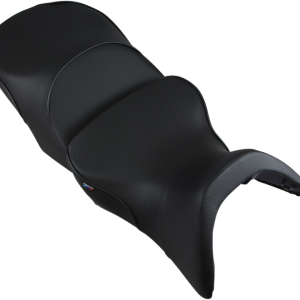 SARGENT World Sport™ Performance Seat - Black - Carbon FX Low Front/Standard Rear R1200 RT 2005-2013 WS-551-19