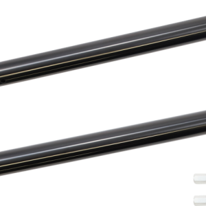 CUSTOM CYCLE ENGINEERING Black Diamond-Like Inverted Fork Tubes - 43 mm - +2" Length 710074
