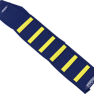 SDG 6-Ribbed Seat Cover - Yellow Ribs/Blue Top/Blue Sides 95959YDD