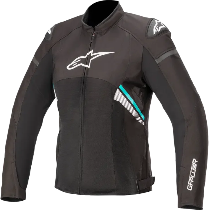 ALPINESTARS Stella T-GP Plus R v3 Air Jacket - Black/White/Teal - 2XL 331062012702X