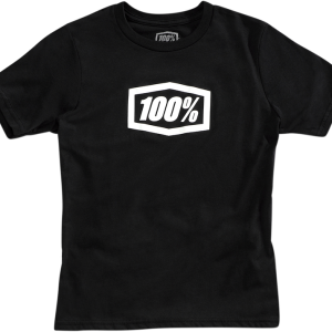 100% Youth Icon T-Shirt - Black - Small 20001-00004