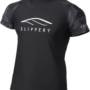SLIPPERY Rashguard Short Sleeve Underwear - Black/Camo - XL 3250-0139