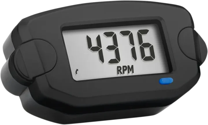 TRAIL TECH TTO Tach/Hour Meter - Black 742-A00