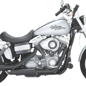 VANCE & HINES 3" Twin Slash Slip-On Mufflers - Black 46337