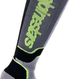ALPINESTARS MX Plus Socks - Black/Gray/Yellow - Large 4702324-175-L