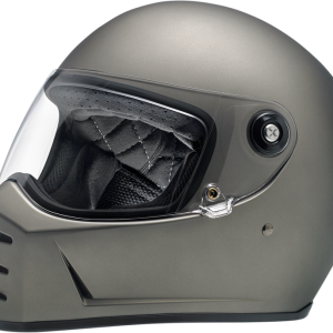 BILTWELL Lane Splitter Helmet - Flat Titanium - XS 1004-803-101