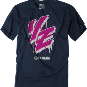 FACTORY EFFEX Youth Yamaha Drip T-Shirt - Navy - Small 23-83200