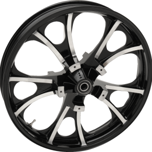 COASTAL MOTO Wheel - Largo - Front - Dual Disc/without ABS - Black Cut - 21x3.5 - '00-'07 FL 3D-LGO213BC07