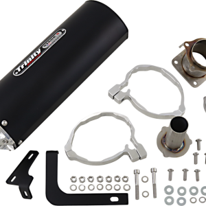 TRINITY RACING Muffler - Black TR-4176S-BK