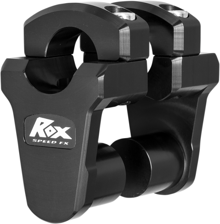 ROX SPEED FX Risers - Pivoting - 2" - Oversized Handlebars - Black 1R-P2PPK