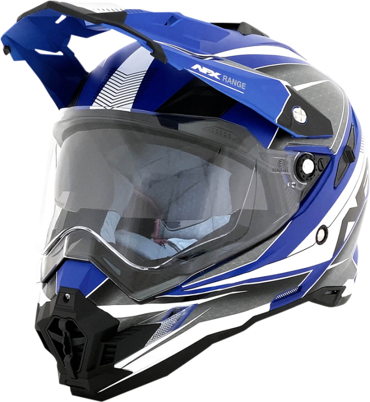 AFX FX-41 Helmet - Range - Matte Blue - Large 0140-0073