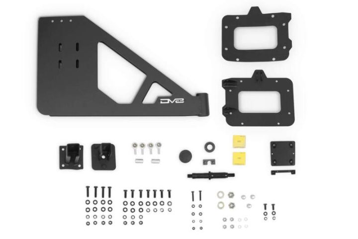 DV8 07-18 Jeep Wrangler (JK) Tire Carrier for MTO Bumper TCJK-13