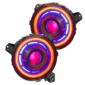 Oracle Oculus Bi-LED Projector Headlights for Jeep JL/Gladiator JT - ColorSHIFT w/o Controller 5839-334