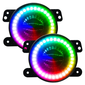 Oracle Jeep Wrangler JK/JL/JT High Performance W LED Fog Lights - ColorSHIFT w/o Controller 5846-334