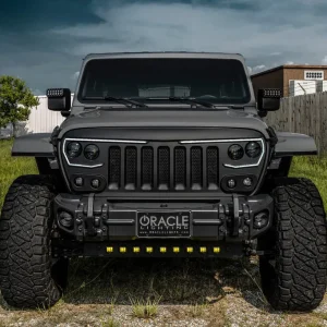 ORACLE Lighting 2019+ Jeep Wrangler JL / Gladiator JT Skid Plate w/ Integrated LED Emitters - Clear 5883-001