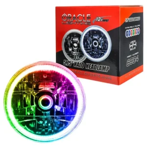 Oracle Pre-Installed Lights 5.75 IN. Sealed Beam - ColorSHIFT Halo 6904-333