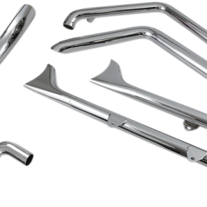 BASSANI XHAUST Fishtail Exhaust - 30" - Softail 1S26E-30
