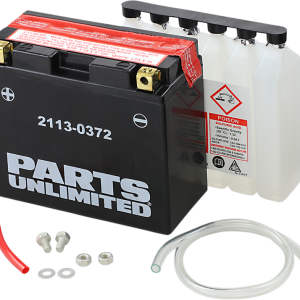 Parts Unlimited Agm Battery - Yt12b-Bs Ct12b-Bs