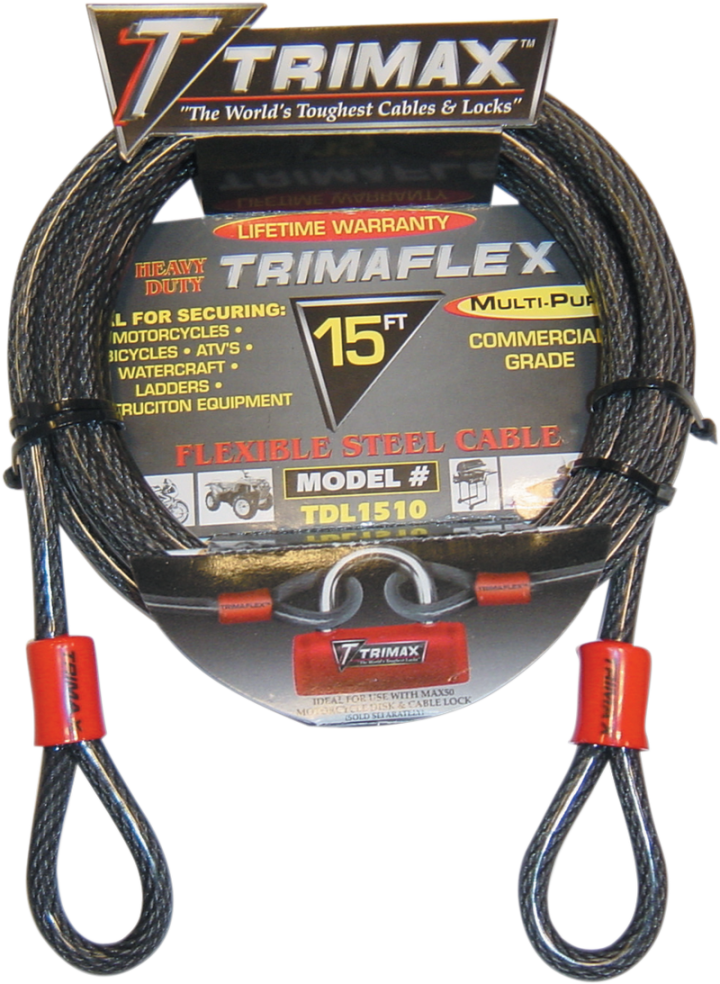 TRIMAX Cable Lock - 15' TDL1510 4010-0053