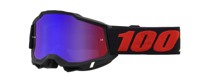 100% Accuri 2 Goggles - Morphuis - Red/Blue Mirror 50014-00022