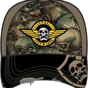 LETHAL THREAT Army Skull Hat - Camo HT82017