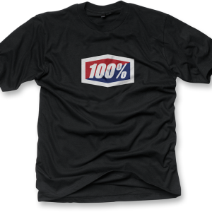 100% Youth Official T-Shirt - Black - Large 20001-00002