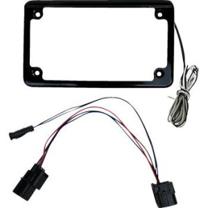 CUSTOM DYNAMICS License Plate Frame - LED - w/ Tag Light - Black - SXS Talon 1000R 2019-2023 CD-LPF-TA