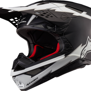 ALPINESTARS Supertech M10 Helmet - Ampress - MIPS® - Matte Black/White - XL 8300823-1121-XL
