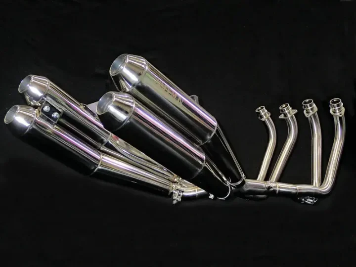 Vandemon Retro Stainless Steel Exhaust System Z900RS Cafe Racer 2018-24 KAWAZ900RS424SSEXHA VA-66