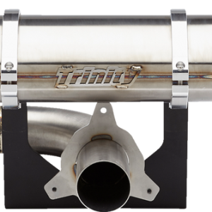 TRINITY RACING Center Exit Slip-On Muffler - Without Tip Maverick TR-4184S