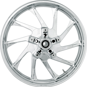 COASTAL MOTO Front Wheel - Hurricane 3D - Dual Disc/No ABS - Chrome - 21"x3.50" - '08+ FL 3D-HUR213CH