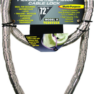 TRIMAX Braided Cable Lock - 72" TG3072SX 4010-0011