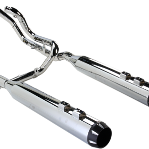 BASSANI XHAUST Down Under Exhaust - Chrome - Straight Can 2009-2016 1F76R